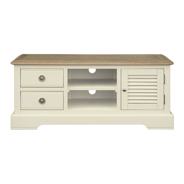 August Grove Braydon Solid Wood TV Stand for TVs up to 55" Wayfair.co.uk